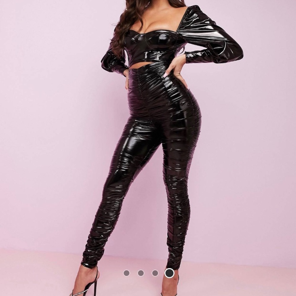 Faux leather outfit